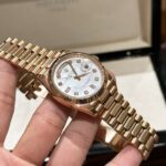 Đồng Hồ Rolex Day-Date Mặt Xà Cừ RoseGold Fake 11 EW 36mm (1)