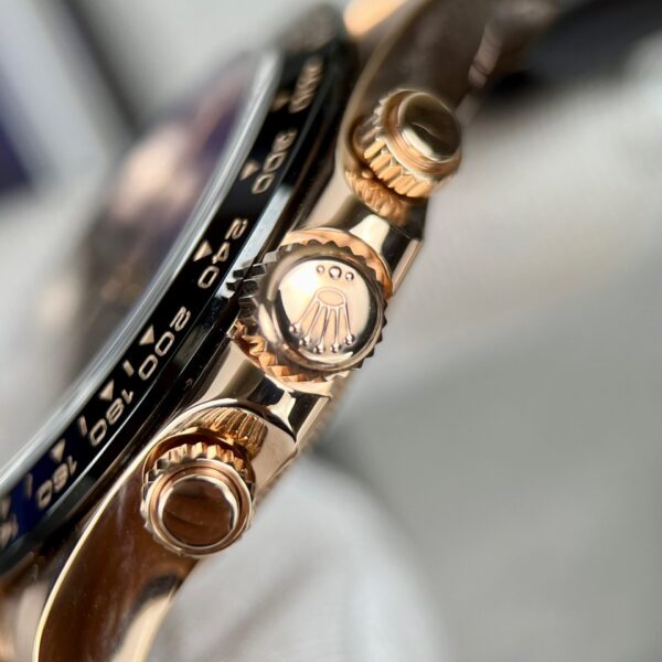 Đồng Hồ Rolex Daytona 116515LN Bọc Vàng Hồng Replica 11 40mm (1)