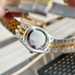 Đồng Hồ Rolex DateJust 126283RBR Mặt Lá Cọ Màu Vàng Fake 11 36-41mm (1)