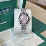 Đồng Hồ Rolex Nữ Datejust Mặt Hồng Fake Cao Cấp EW 31mm (1)