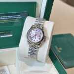 Đồng Hồ Rolex Nữ Datejust Mặt Hồng Fake Cao Cấp EW 31mm (1)