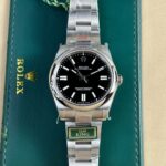 Đồng Hồ Rolex Oyster Perpetual 124300 Mặt Đen Replica King Factory 41mm (3)