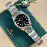 Đồng Hồ Rolex Oyster Perpetual 124300 Mặt Đen Replica King Factory 41mm (3)