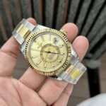 Đồng Hồ Rolex Sky-Dweller Demi Gold Replica N Factory 41mm (1)