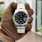 Đồng Hồ Rolex Sky-Dweller Sliver Replica 11 N Factory 41mm (4)