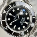 Đồng Hồ Rolex Submariner Fake Cao Cấp Mặt Số Đen 40mm (1)