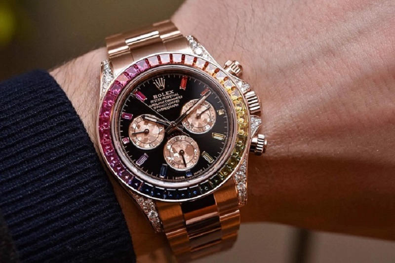 Đồng hồ Rolex Daytona Rainbow - mẫu đồng hồ rolex nam đẹp nhất 