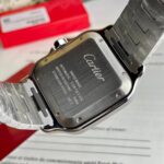 Đồng Hồ Cartier Santos WSSA0037 Replica 11 Mặt Xám Nhà Máy BV