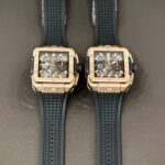Đồng Hồ Hublot Big Big Square Replica 11 Màu Vàng Hồng 42mm (1)