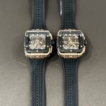 Đồng Hồ Hublot Big Big Square Replica 11 Màu Vàng Hồng Viền Đen 42mm (9)