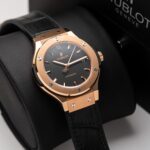Đồng Hồ Hublot Classic Fusion King Gold Black Replica 11 Nhà Máy JJF 38mm (4)