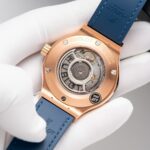 Đồng Hồ Hublot Classic Fusion King Gold Blue Replica 11 Nhà Máy JJF 38mm (2)