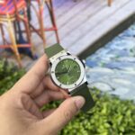 Đồng Hồ Hublot Classic Fusion Màu Xanh Lá Cây Đính Đá JJ+ 42mm