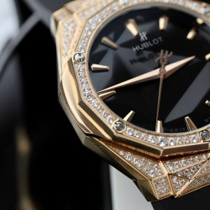 Đồng Hồ Hublot Classic Fusion Orlinski King Gold Full Kim Moissanite 40mm (12)