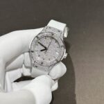 Đồng Hồ Hublot Nữ Màu Trắng Độ Full Kim Cương Moissanite 33mm (6)