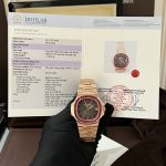 Đồng Hồ Patek Philippe Nautilus 5723 Bọc Vàng Độ Đá Ruby Đỏ Tổng Hợp (10)