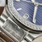 Đồng Hồ Patek Philippe Nautilus 7118 Replica 11 Nữ Đính Đá Mặt Xanh Dương (1)