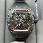Đồng Hồ Richard Mille RM055 Carbon NTPT Rep 11 BBR Màu Đen 45mm (6)