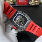 Đồng Hồ Richard Mille RM055 Carbon NTPT Rep 11 BBR Màu Đỏ 45mm (9)