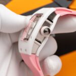 Đồng Hồ Richard Mille RM07-01 Ceramic Dây Cao Su Màu Hồng 36mm (1)
