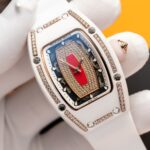 Đồng Hồ Richard Mille RM07-01 Nữ Đính Đá Vỏ Ceramic Trắng 36mm (1)
