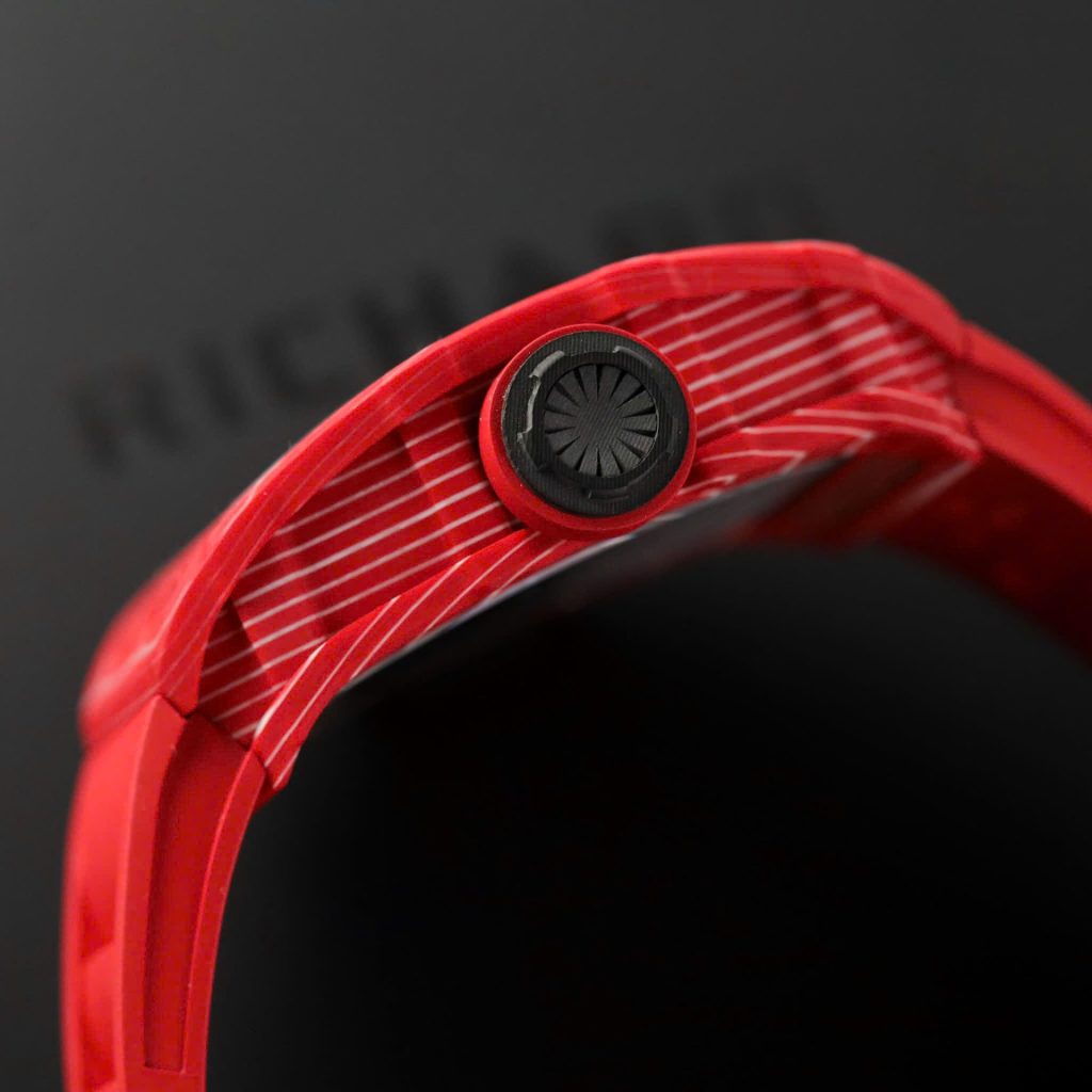 Đồng Hồ Richard Mille RM35-02 Replica 11 Carbon Fiber Màu Đỏ 45mm (2)