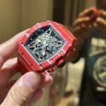 Đồng Hồ Richard Mille RM35-02 Replica 11 Carbon Fiber Màu Đỏ 45mm (1)