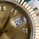 Đồng Hồ Rolex DateJust Bọc Vàng Mặt Vàng Champagne GM Factory Ver 5 41mm (9)`