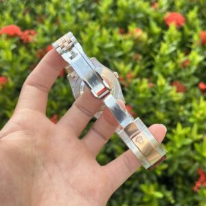 Đồng Hồ Rolex DateJust Demi Mặt Số Hồng Fake 11 EW Factory 41mm (1)