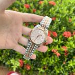 Đồng Hồ Rolex DateJust Demi Mặt Số Hồng Fake 11 EW Factory 41mm (1)