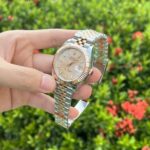 Đồng Hồ Rolex DateJust Demi Mặt Số Hồng Fake 11 EW Factory 41mm (1)