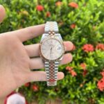 Đồng Hồ Rolex DateJust Demi Mặt Số Hồng Fake 11 EW Factory 41mm (1)