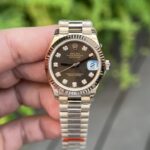 Đồng Hồ Rolex DateJust Nữ Mặt Số Chocolate Replica BP Factory 31mm (5)