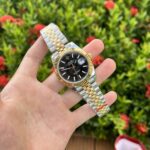 Đồng Hồ Rolex DateJust Super Fake Mặt Đen EW Factory 41mm (5)