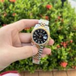 Đồng Hồ Rolex DateJust Super Fake Mặt Đen EW Factory 41mm (5)