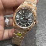 Đồng Hồ Rolex Sky Dweller 326935 Mặt Rhodium Nhà Máy Noob 42mm (3)