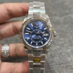 Đồng Hồ Rolex Sky Dweller 326935 Mặt Xanh Dương Nhà Máy Noob 42mm (3)