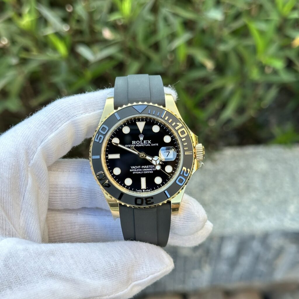 Đồng Hồ Rolex Yacht-Master Yellow Gold 226658 Replica 11 Clean 42mm (1)