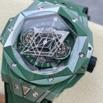 Đồng Hồ Hublot Big Bang Sang Bleu II Ceramic Màu Xanh Lá Cây 44mm (5)