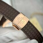Đồng Hồ Patek Philippe Aquanaut 5062 Replica 11 Bọc Vàng Độ Moissanite (9)