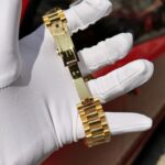 Đồng Hồ Rolex Day-Date Bọc Vàng Thật Đính Moissanite Bản Nặng 40mm (4)