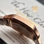Đồng Hồ Cartier Santos Replica 11 Màu Vàng Hồng Nhà Máy BV (2)