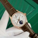 Đồng Hồ Rolex Cellini Moonphase 50535 Replica 11 Dây Da Nâu (1)