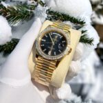 Đồng Hồ Rolex Day-Date 228238 Bọc Vàng 18K Độ Viền Moissanite GM V2 40mm (6)