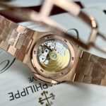 Đồng Hồ Patek Philippe Nautilus 5711 Replica 11 Bọc Vàng Độ Kim Cương Tự Nhiên 40mm (10)
