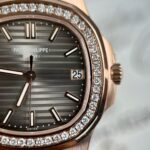 Đồng Hồ Patek Philippe Nautilus 5711 Replica 11 Bọc Vàng Độ Kim Cương Tự Nhiên 40mm (10)