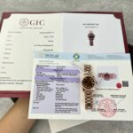 Đồng Hồ Rolex DateJust Bọc Vàng Đính Moissanite Mặt Chocolate 31mm (10)