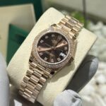 Đồng Hồ Rolex DateJust Fake Mặt Chocolate Dây Oyster BP Factory 31mm (5)