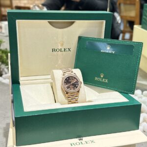 Đồng Hồ Rolex DateJust Fake Mặt Chocolate Dây Oyster BP Factory 31mm (5)