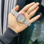 Đồng Hồ Rolex DateJust Rainbow Replica 11 Đính Full Kim Cương Moissanite 41mm (2)